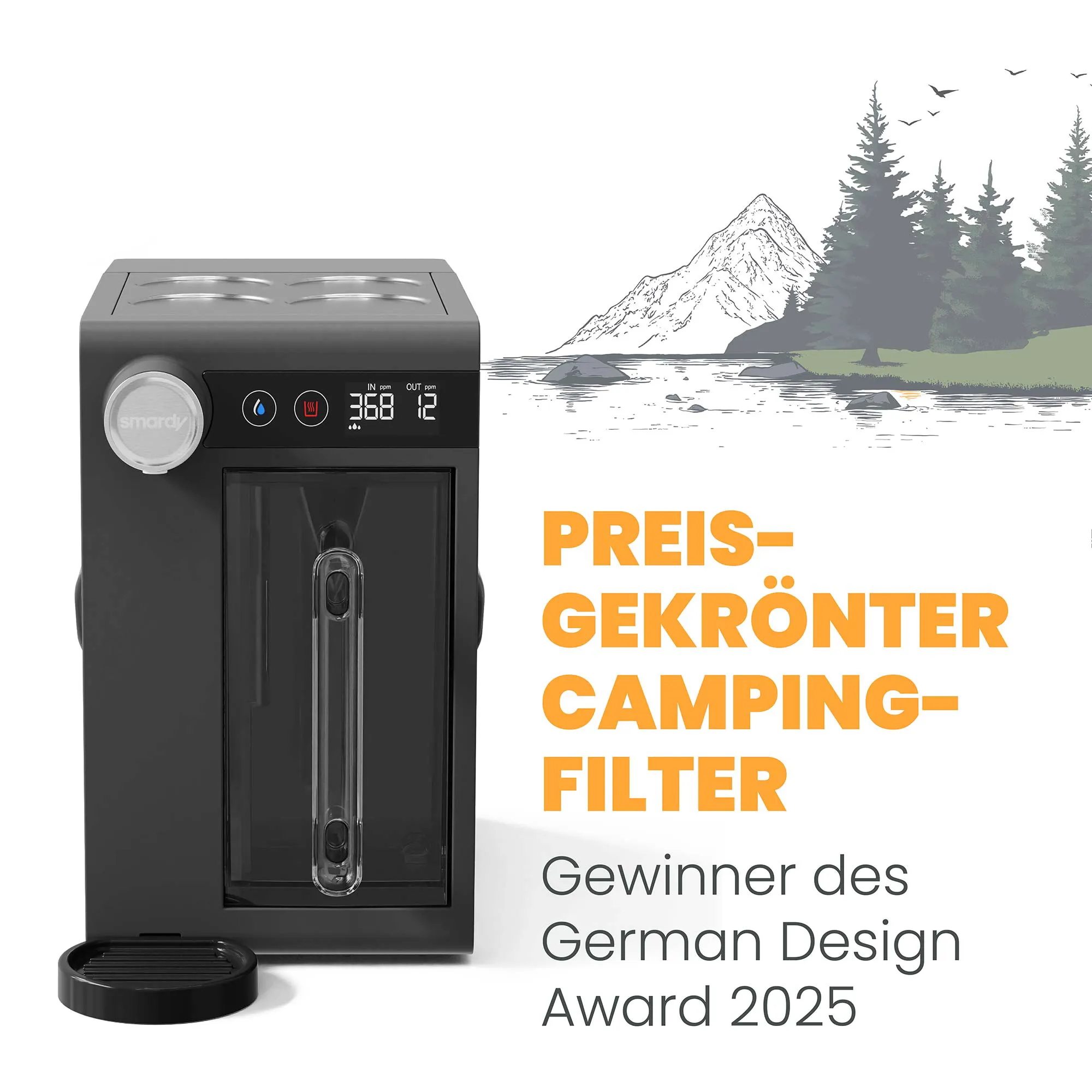 Campingbar Genius wurde mit dem German Design Award 2025 ausgezeichnet